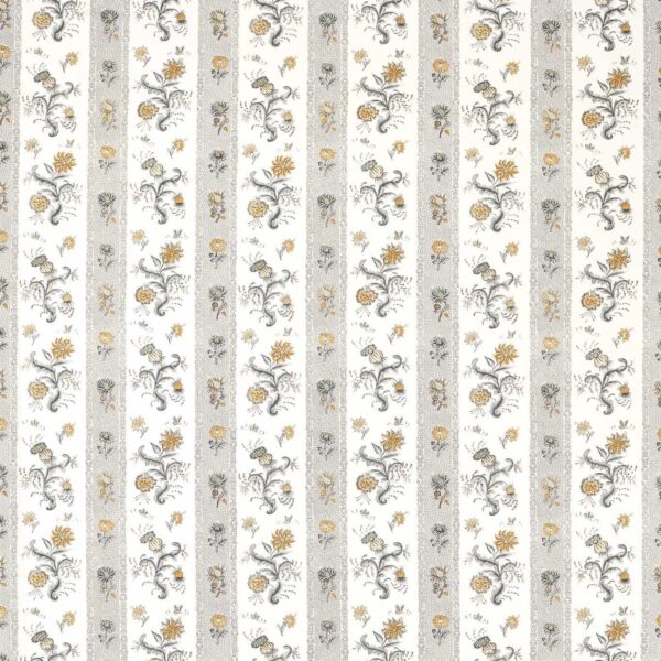 white striped linen fabric from Zoffany