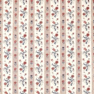 blue striped linen fabric from Zoffany