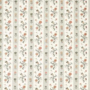pink striped linen fabric from Zoffany