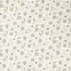 blue botanical cotton fabric from Zoffany