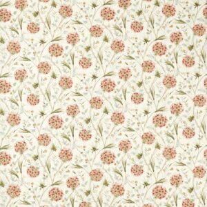 green botanical cotton fabric from Zoffany