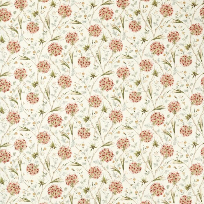 Wallichi Fabric - Russet / Olive swatch