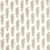 blue botanical linen fabric from Zoffany