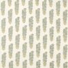 blue botanical linen fabric from Zoffany
