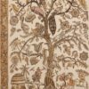 brown animal linen fabric from Zoffany