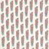 blue botanical linen fabric from Zoffany