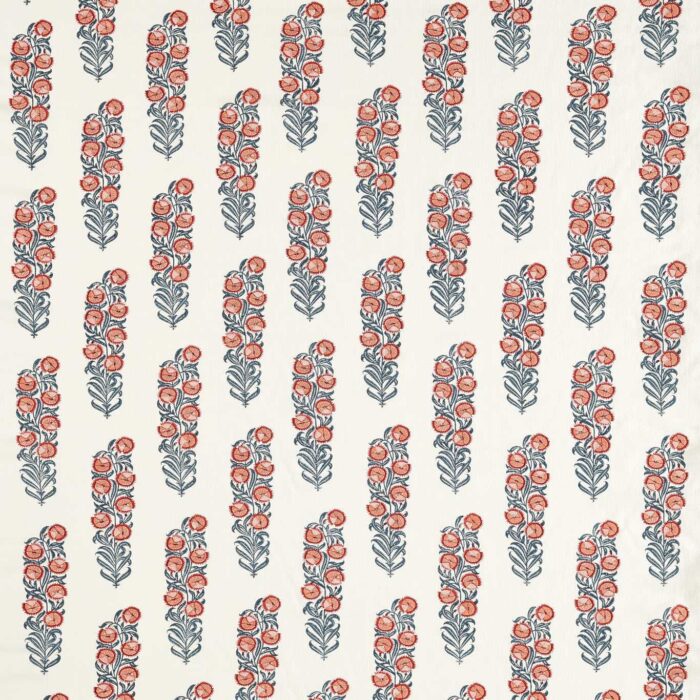 Sanganeri Block Print Fabric - Indigo / Madder swatch
