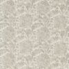 black-grey botanical woven fabric from Zoffany