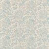 blue botanical woven fabric from Zoffany