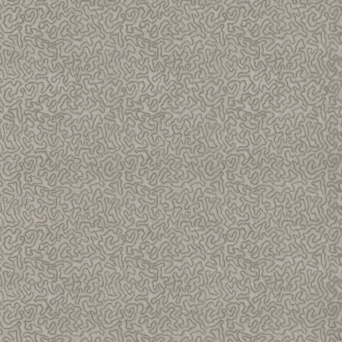 Maze Fabric - Silver by black-grey misc velvet-chenille fabric from Zoffany