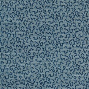 blue misc velvet-chenille fabric from Zoffany