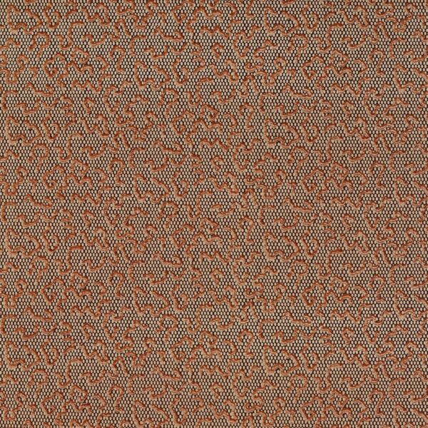 Domino Velvet Fabric - Amber by brown misc velvet-chenille fabric from Zoffany