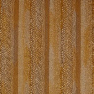 orange striped velvet-chenille fabric from Zoffany