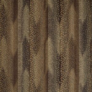 brown striped velvet-chenille fabric from Zoffany