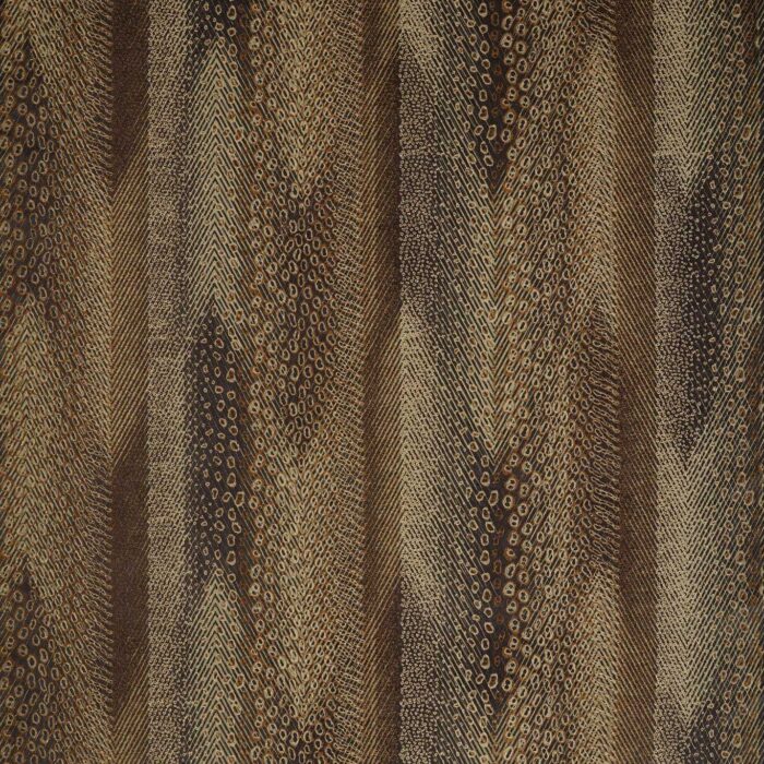 Nyala Fabric - Vine Black / Gold swatch
