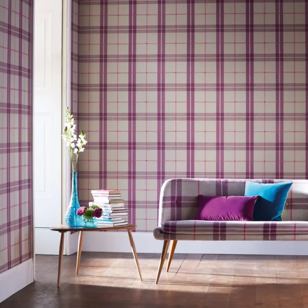 Inga Wallpaper - Oatmeal Linen by Inga Wallpaper - Oatmeal Linen from
