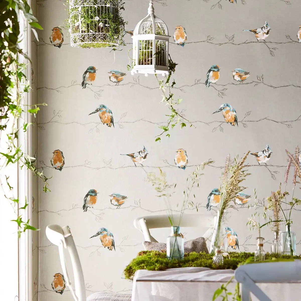 Persico Wide Width Wallpaper - Neutral / Chalk by Persico Wide Width Wallpaper - Neutral / Chalk from
