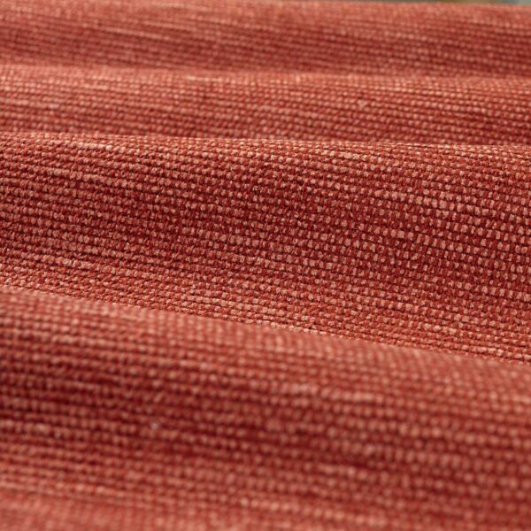 Zoffany Chenille Fabric - Venetian Red by red plain velvet-chenille fabric from Zoffany