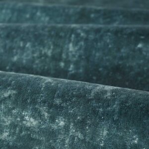 blue plain velvet-chenille fabric from Zoffany