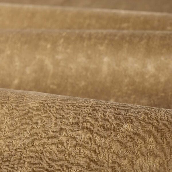 yellow plain velvet-chenille fabric from Zoffany
