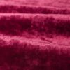 red plain velvet-chenille fabric from Zoffany