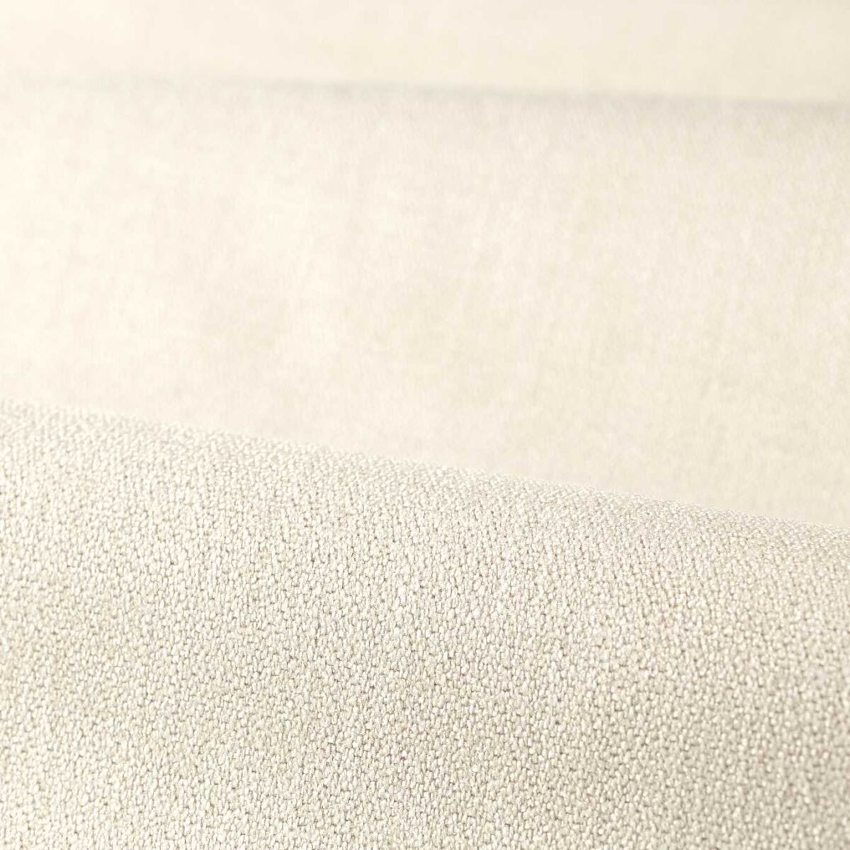 Performance Audley Fabric - Chalk by white plain velvet-chenille fabric from Zoffany