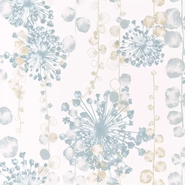 Moku Wide Width Wallpaper - Ocean / Sand swatch