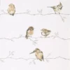 white animal wallpaper from harlequin