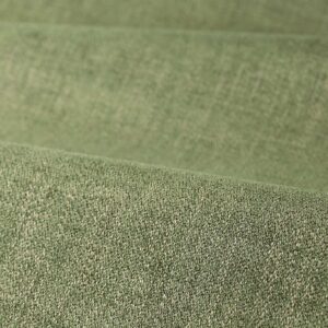 green plain velvet-chenille fabric from Zoffany