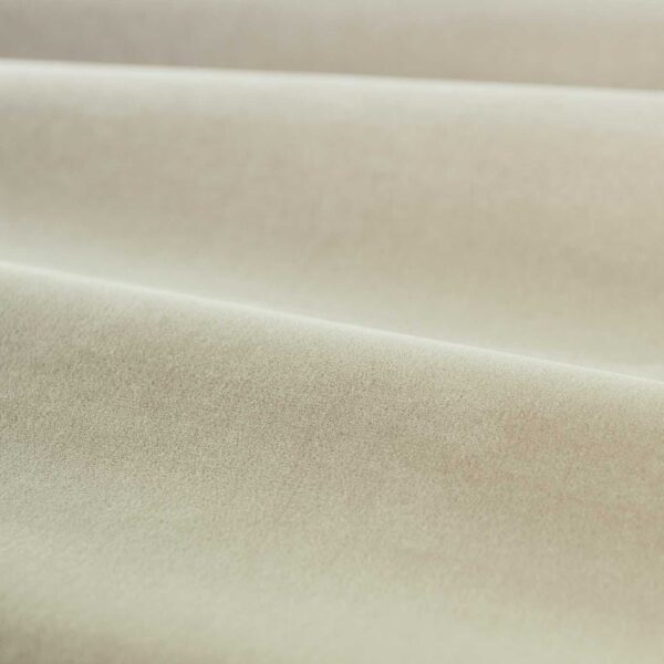 white plain velvet-chenille fabric from Zoffany