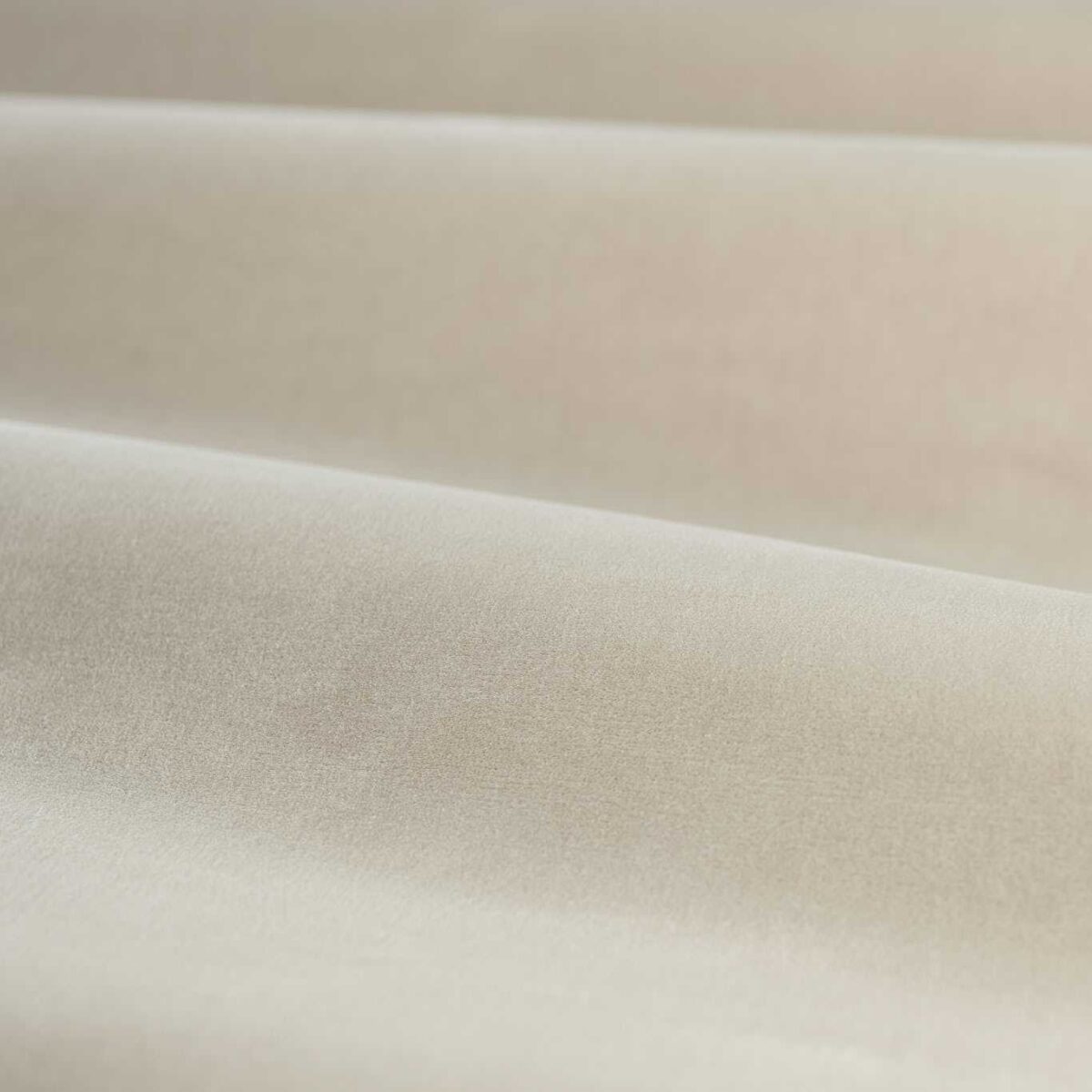 Cotton Velvet Performance Fabric - Pale Blush by pink plain velvet-chenille fabric from Zoffany