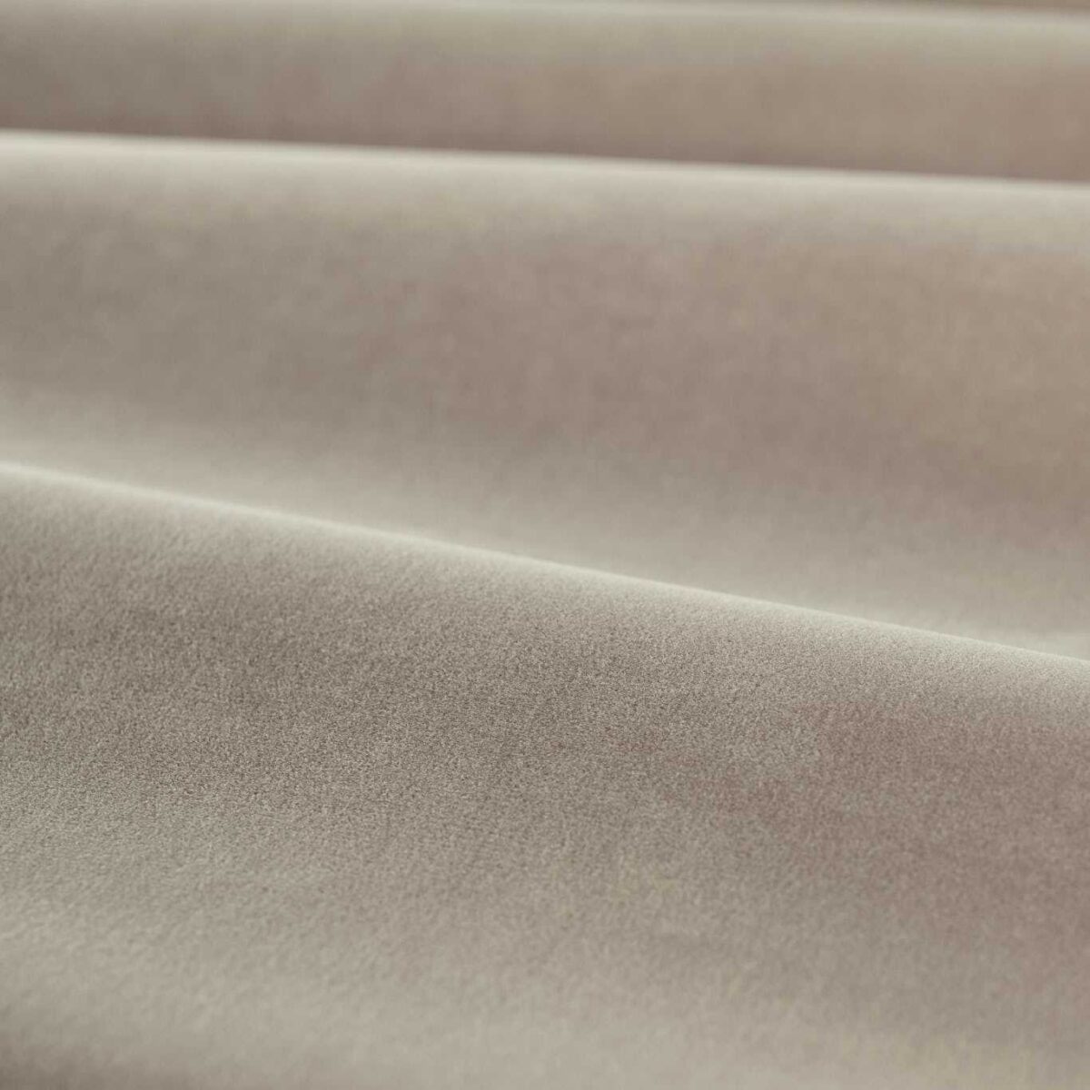 Cotton Velvet Performance Fabric - Mink by neutral plain velvet-chenille fabric from Zoffany