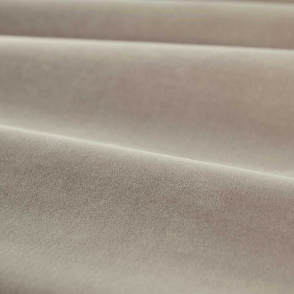 Cotton Velvet Performance Fabric - Mink by neutral plain velvet-chenille fabric from Zoffany