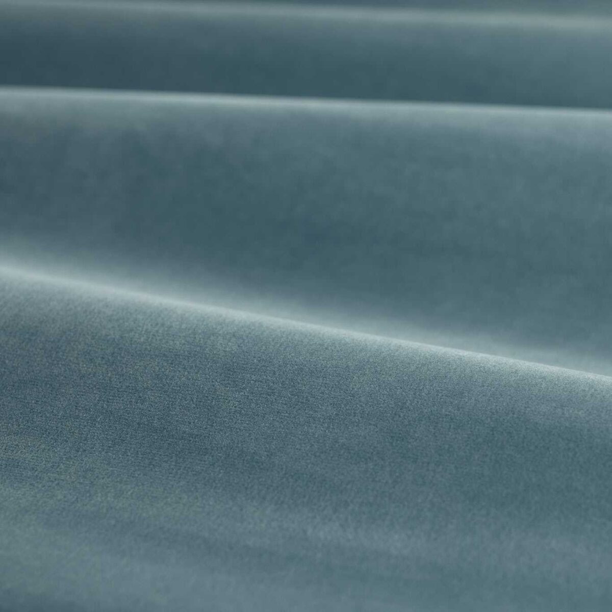 blue plain velvet-chenille fabric from Zoffany