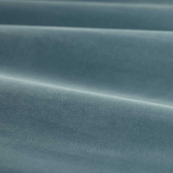 blue plain velvet-chenille fabric from Zoffany