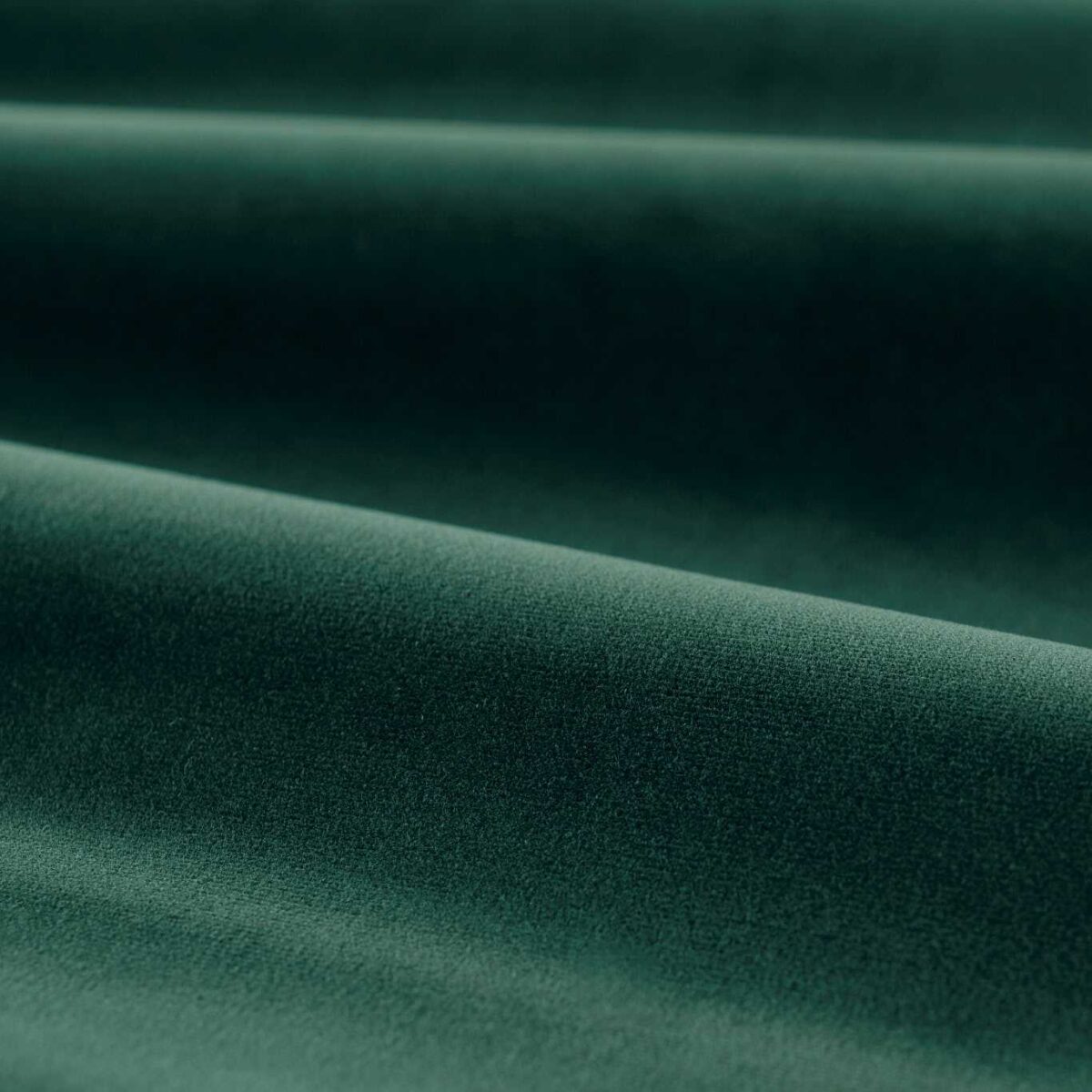 Cotton Velvet Performance Fabric - Emerald by green plain velvet-chenille fabric from Zoffany
