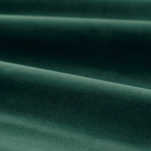 green plain velvet-chenille fabric from Zoffany