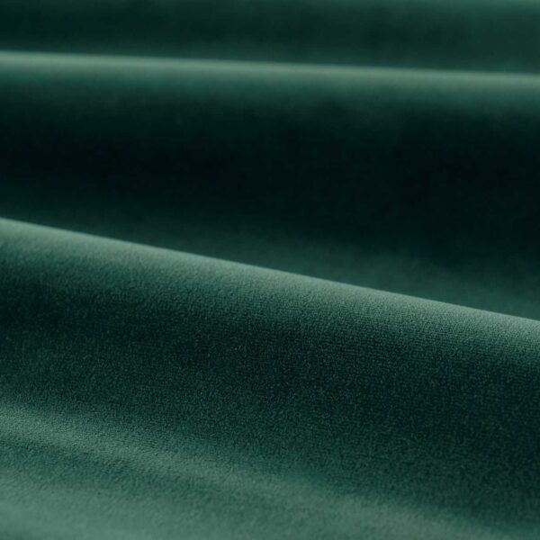 green plain velvet-chenille fabric from Zoffany
