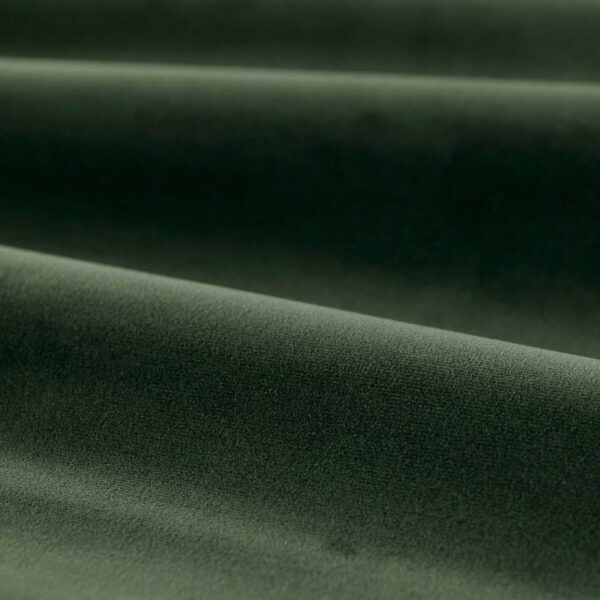 Cotton Velvet Performance Fabric - Deep Moss by green plain velvet-chenille fabric from Zoffany