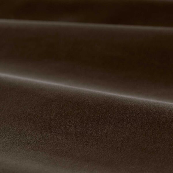 brown plain velvet-chenille fabric from Zoffany