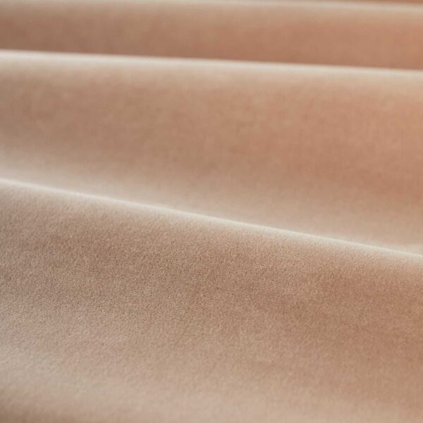 pink plain velvet-chenille fabric from Zoffany
