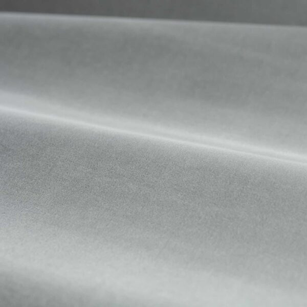 Cotton Velvet Performance Fabric - Empire Grey by black-grey plain velvet-chenille fabric from Zoffany