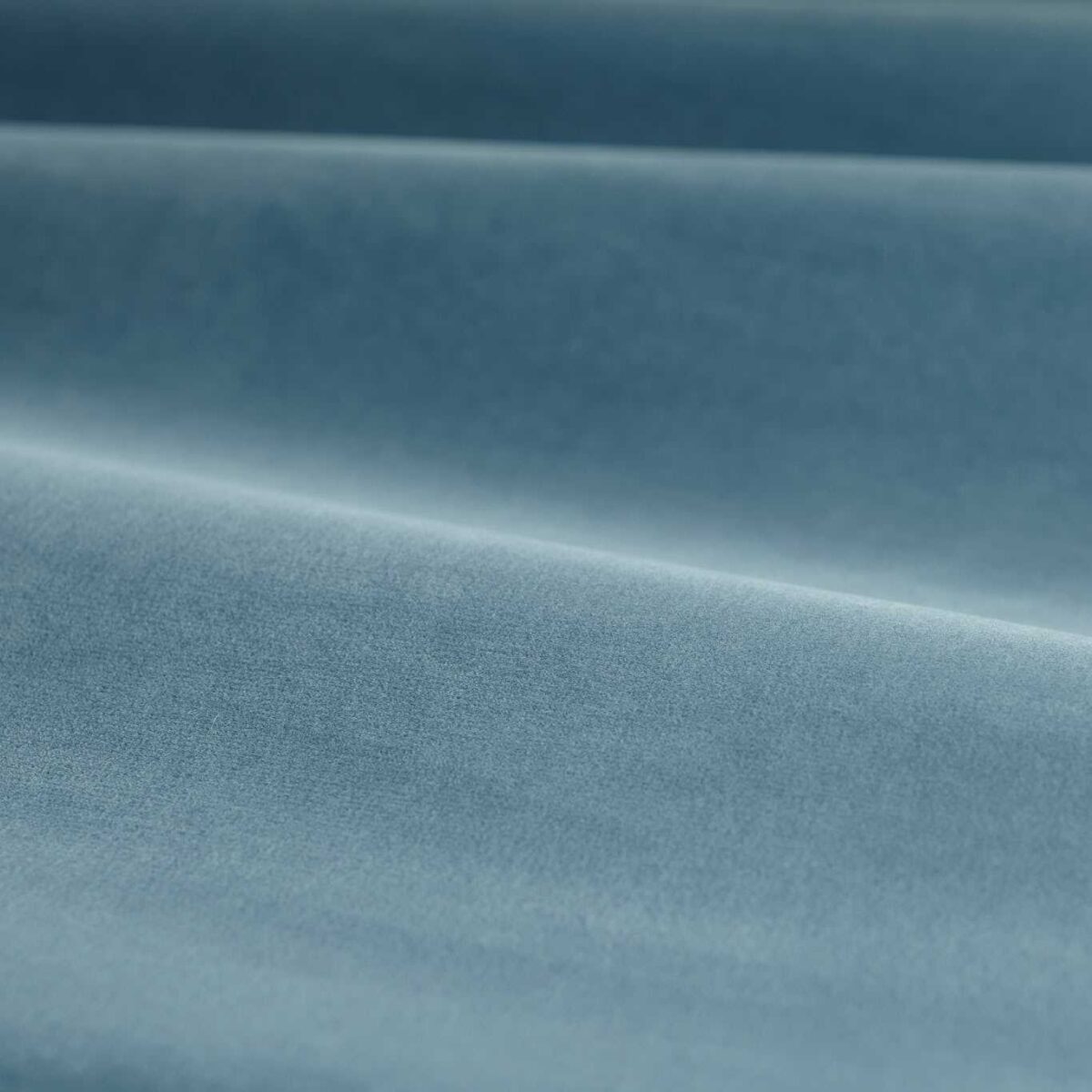 Cotton Velvet Performance Fabric - Wedgwood Blue by blue plain velvet-chenille fabric from Zoffany