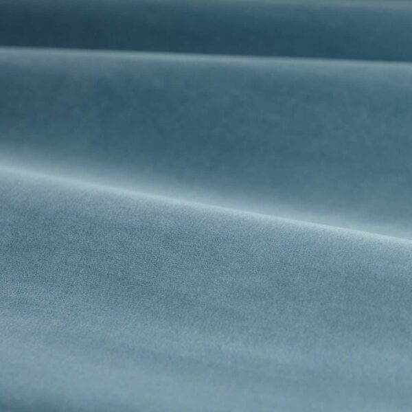 Cotton Velvet Performance Fabric - Wedgwood Blue by blue plain velvet-chenille fabric from Zoffany