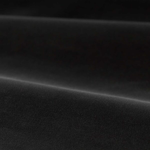 black-grey plain velvet-chenille fabric from Zoffany