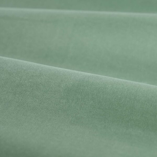 Cotton Velvet Performance Fabric - Stockholm Blue by blue plain velvet-chenille fabric from Zoffany