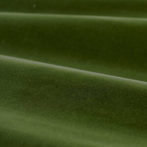 green plain velvet-chenille fabric from Zoffany