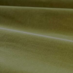 green plain velvet-chenille fabric from Zoffany