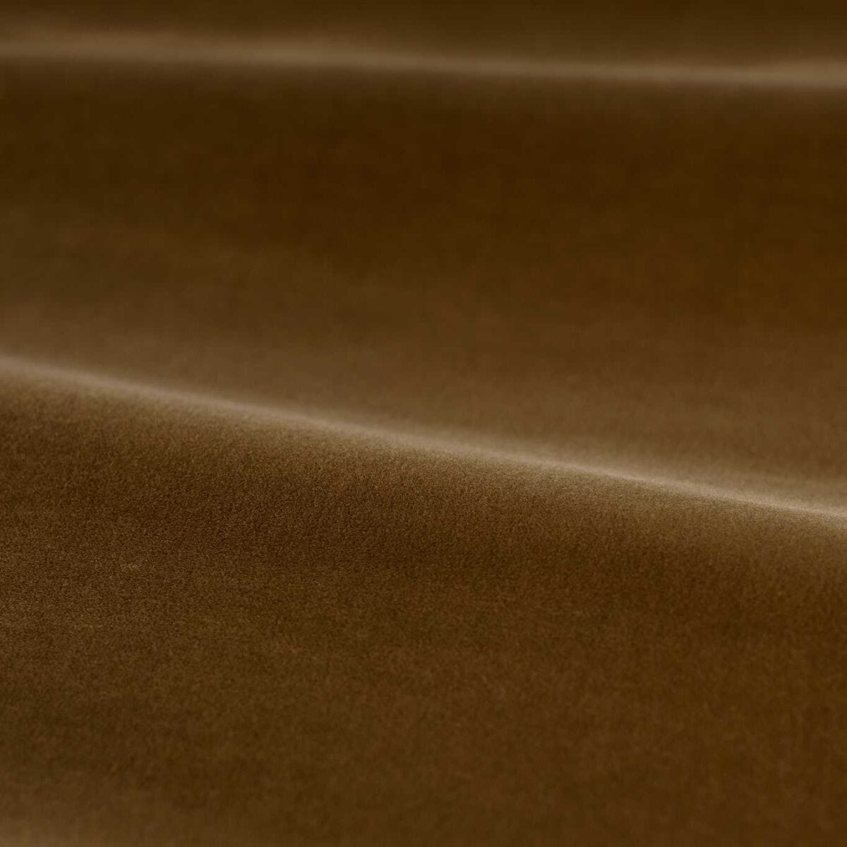 Cotton Velvet Performance Fabric - Camel by brown plain velvet-chenille fabric from Zoffany
