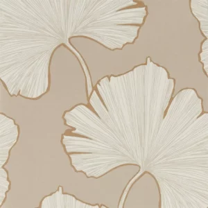 neutral botanical wallpaper from harlequin